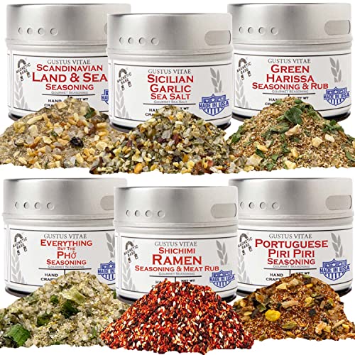 Global Foodie Favorites | Gourmet Seasoning and Rub Collection | Non GMO | All Natural | Small Batch | Artisan Spice Blends | Gourmet Gift | Authentic World Flavors | Made In USA | Handcrafted | #428