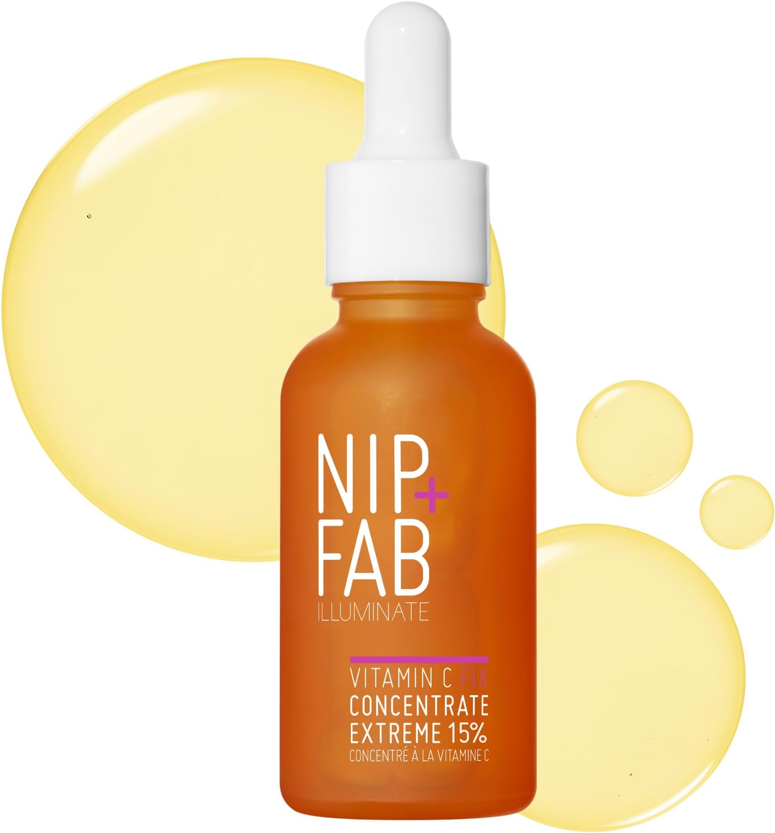 Vitamin C Fix Concentrate Extreme 30 ml, 15% Vitamin C Complex with 3 Forms of Vitamin C, Face Skin Radiance Booster, with Ferulic Acid and Niacinamide