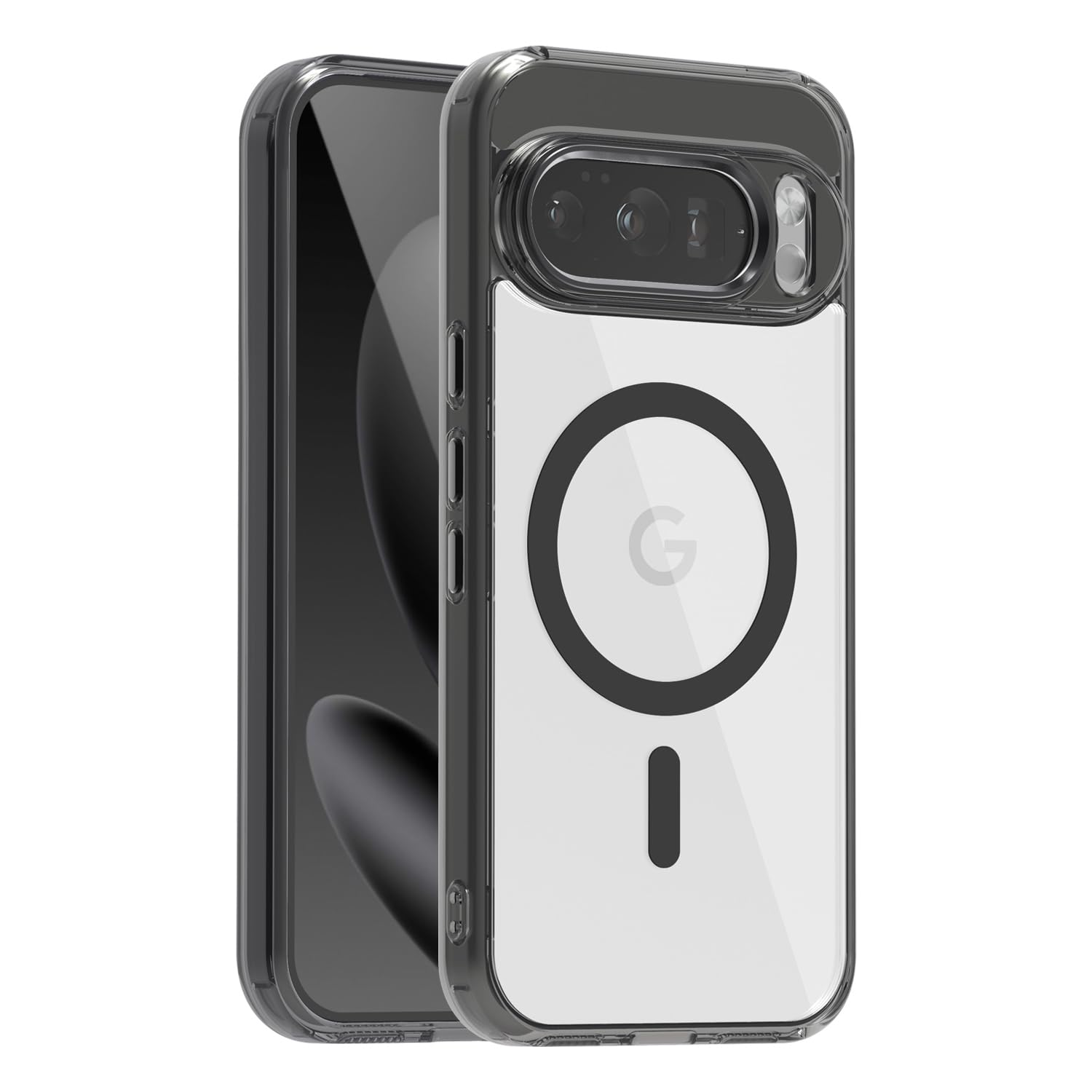 Custodia Magnetica Ultrasottile Per Google Pixel 10/10 Pro (2025) - Compatibile Ricarica Wireless - Antishock E Trasparente