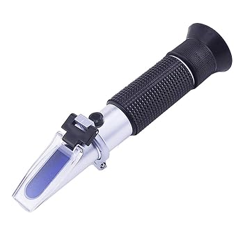 Milk Refractometer with ATC Milk Testing Equipment Easy to Test Milk Scale Range 0-20%