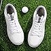 Hiuzylqx Professional Golf Shoes for Mens Fashion Outdoor Golf Sneakers Big Size,White,10.5