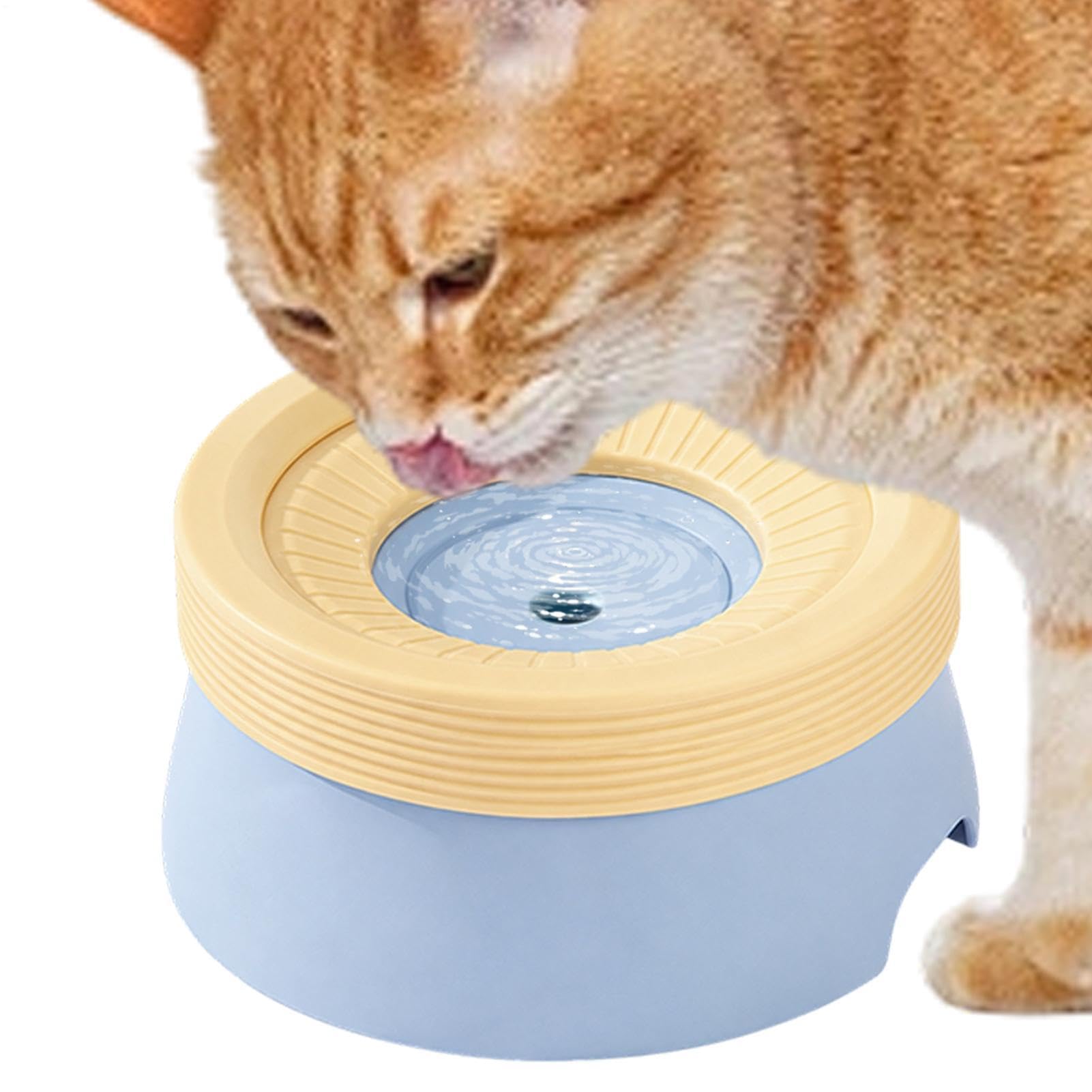 Gamelle d'eau pour chien anti-débordement de 600 ml pour chiot et chat