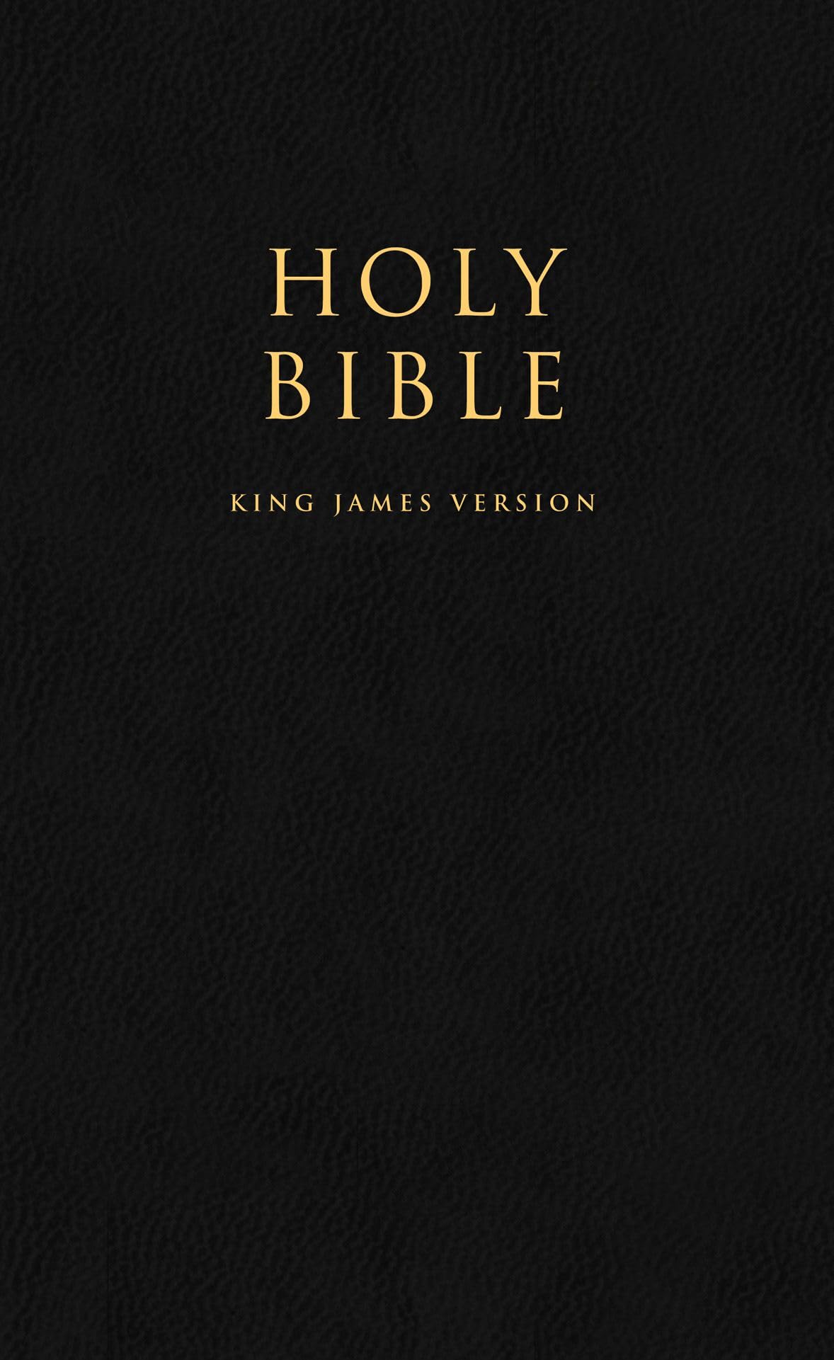 HOLY BIBLE: King James Version (KJV) Popular Gift & Award Black Leatherette Edition Paperback – 3 Mar. 2011