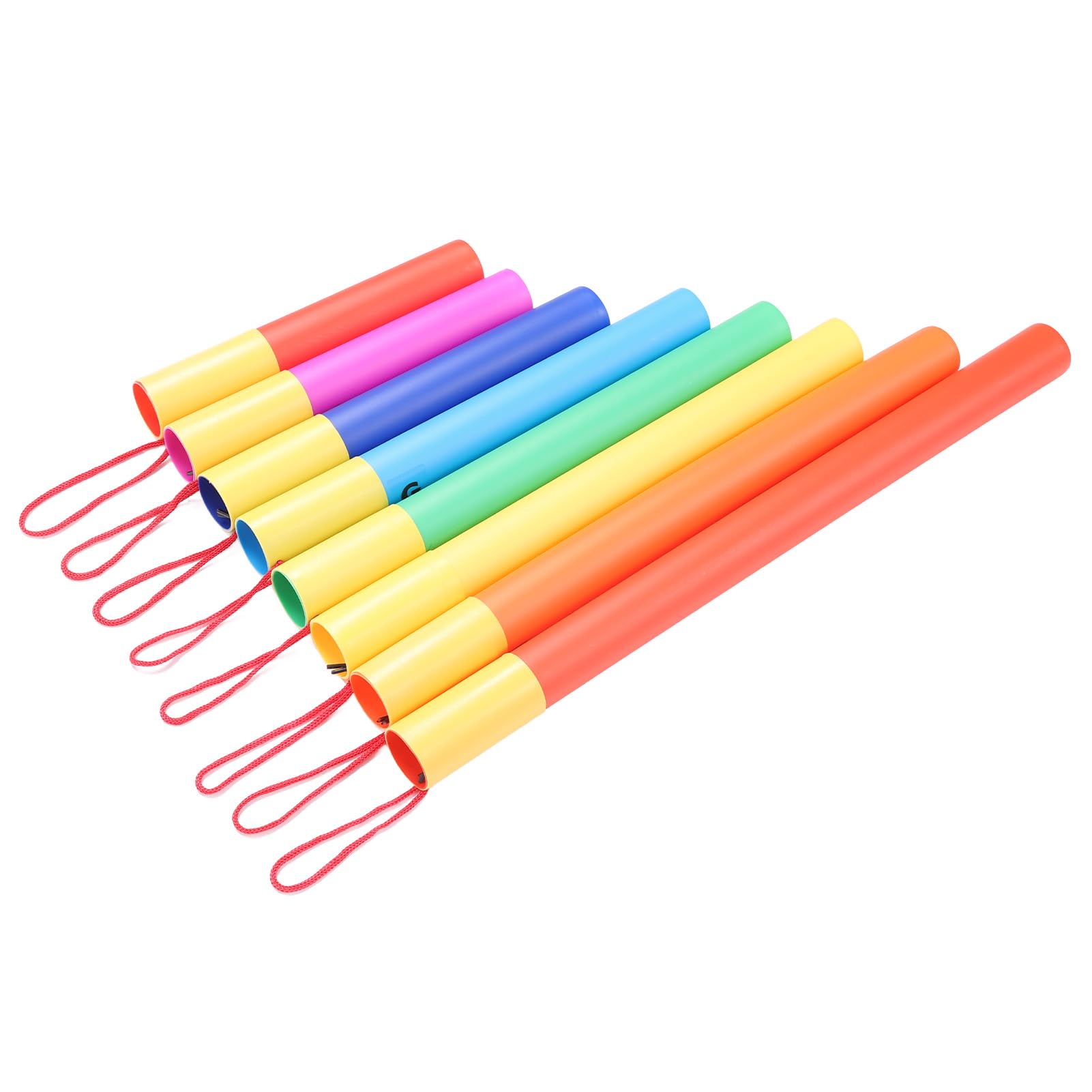 Set di Tubi Sonori Musicali da 8 Pezzi per Bambini con Diverse Melodie e Strumenti a Percussione Musicali Educativi con Costruzione in Plastica Affidabile
