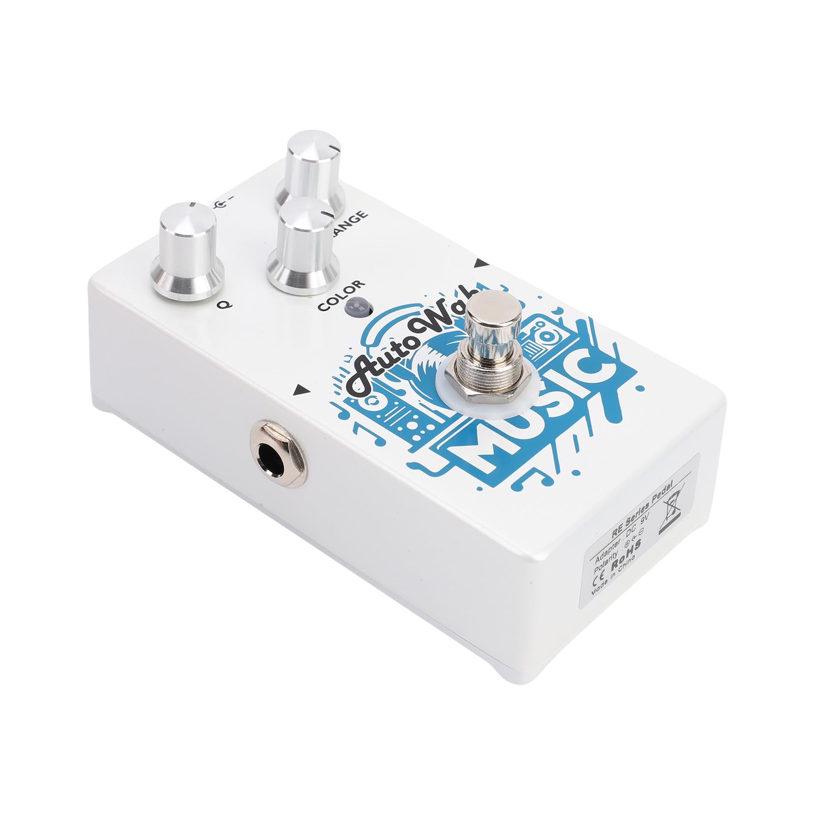 Pedal de Efectos de Guitarra, Pedal Wah Automático de Aleación de Zinc con Grabación en Bucle para Actuaciones en Escenario, Control de Tono Ajustable y Sonido Funky para Guitarristas y