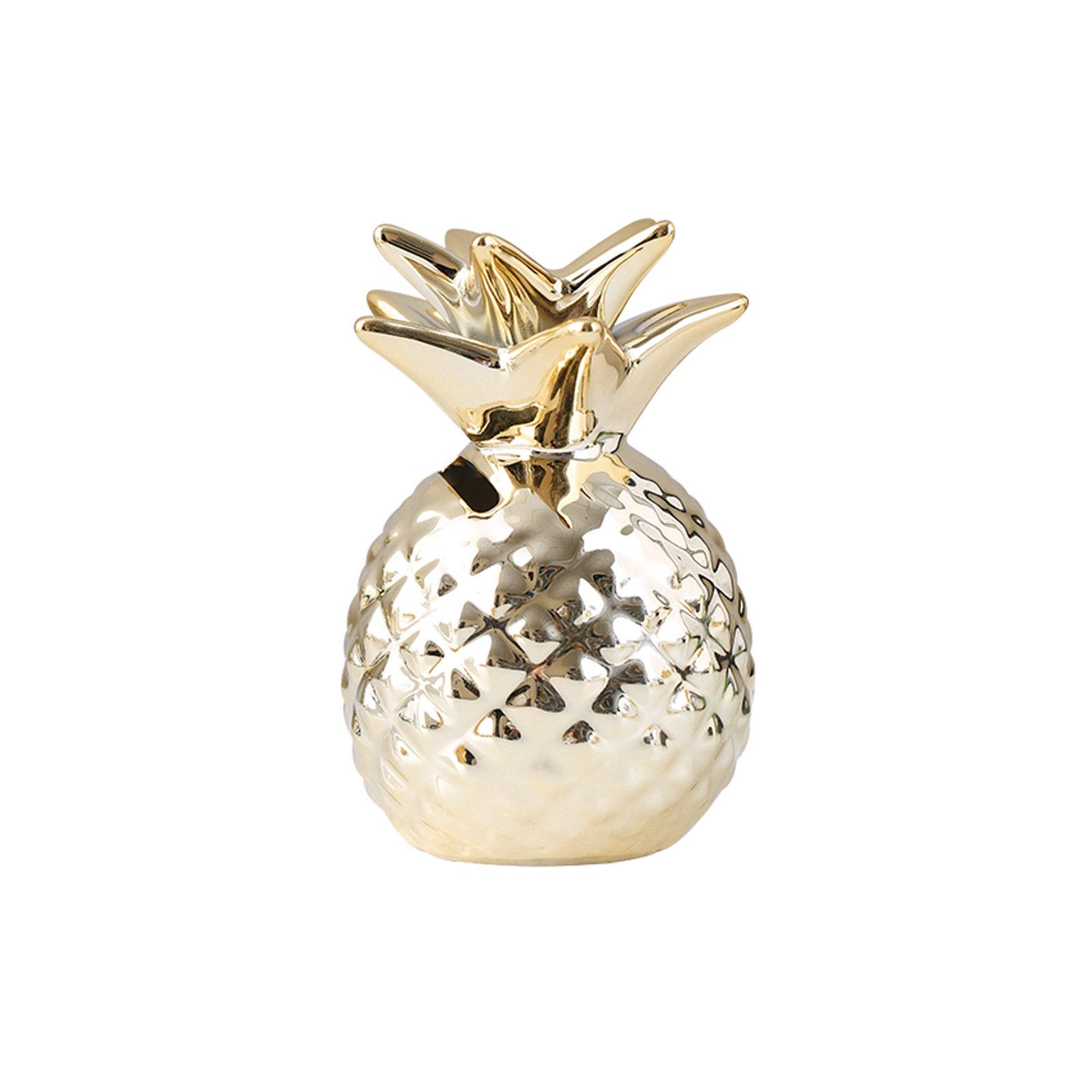 xiaodou Desktop decorations Ceramic Pineapple Table Top Decoration Ornament，for Living Room Restaurant Office Tabletop Wine Cabinet Bathroom Home Decoration decoration ornaments (Color : A)
