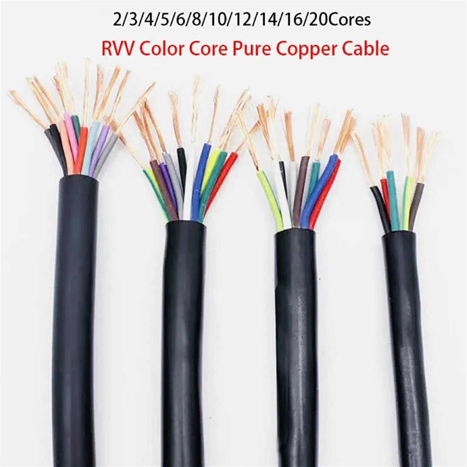 Kabel sterujący RVV z czystym rdzeniem miedzianym