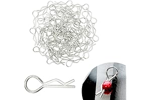 GLOBACT 100-Piece Universal RC Body Clips Pins for 1/8, 1/10, 1/12 Scale RC Cars