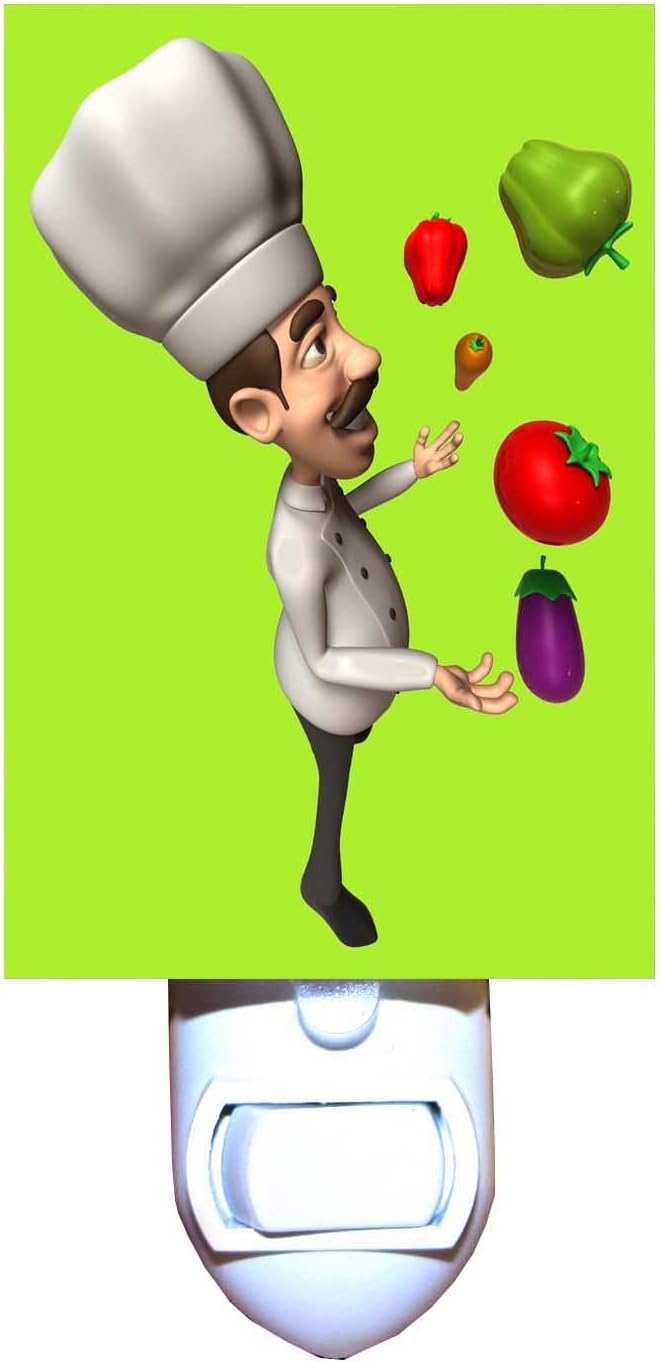 Juggling Chef Decorative Night Light
