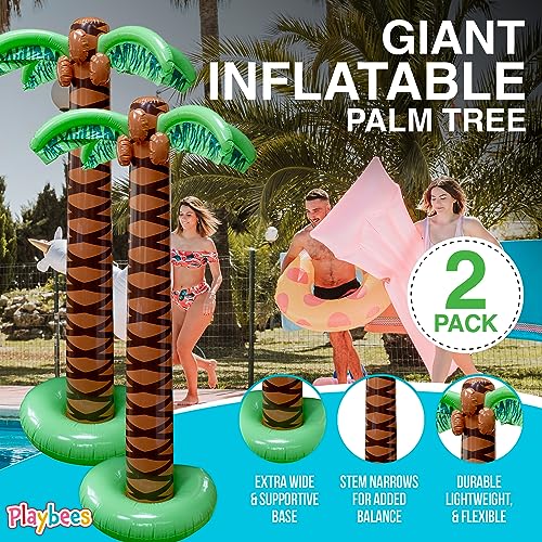 Giant-Inflatable-Palm-Trees-2-Pack-6-Foot-Super-Sturdy-Trees-for-Luau-Parties-Beach-Decor-Poolside-Ambiance-Tropical-Theme-Decor-Outdoor-Fun-Easy-Inflation Giant Inflatable Palm Trees 2 Pack 6 Foot Super Sturdy Trees for Luau Parties Beach Decor Poolside Ambiance Tropical Theme Decor Outdoor Fun Easy Inflation
