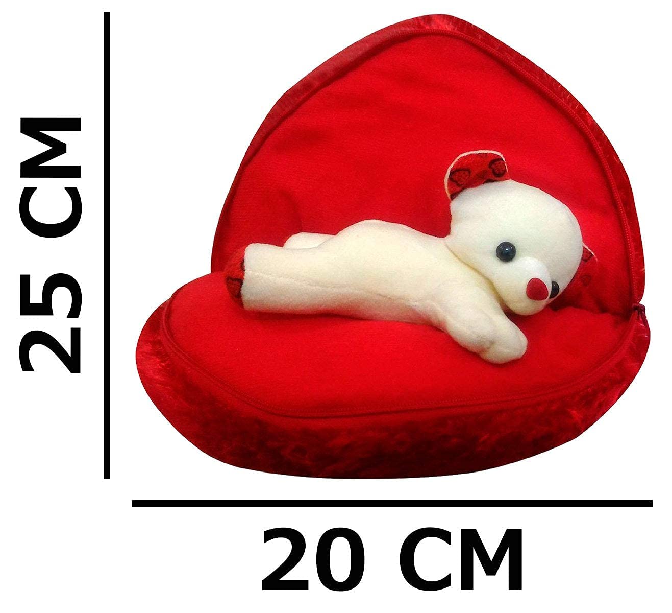 Saugat Traders Romantic Gift for Girlfriend & Wife - Love Scroll Card and Red Heart Pillow - Birthday Gift for Husband - Boyfriend - Image 7 thumbnail