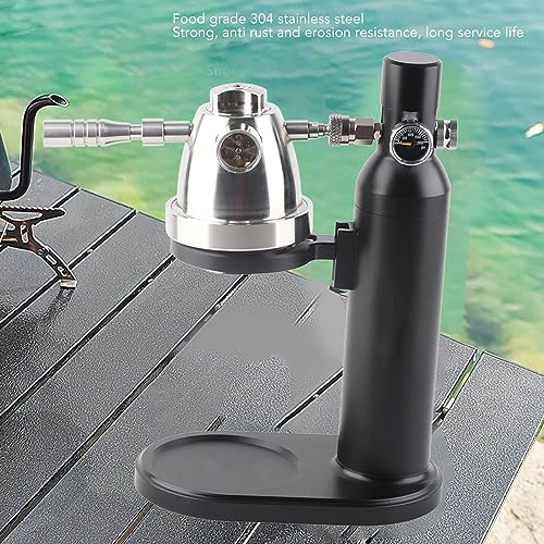 Pneumatische Kaffeemaschine, trennbare pneumatische Extraktionskaffeemaschine aus Edelstahl, kompakte Luftpumpen-Druckkaffeemaschine für Home-Office-Camping – Bild 5