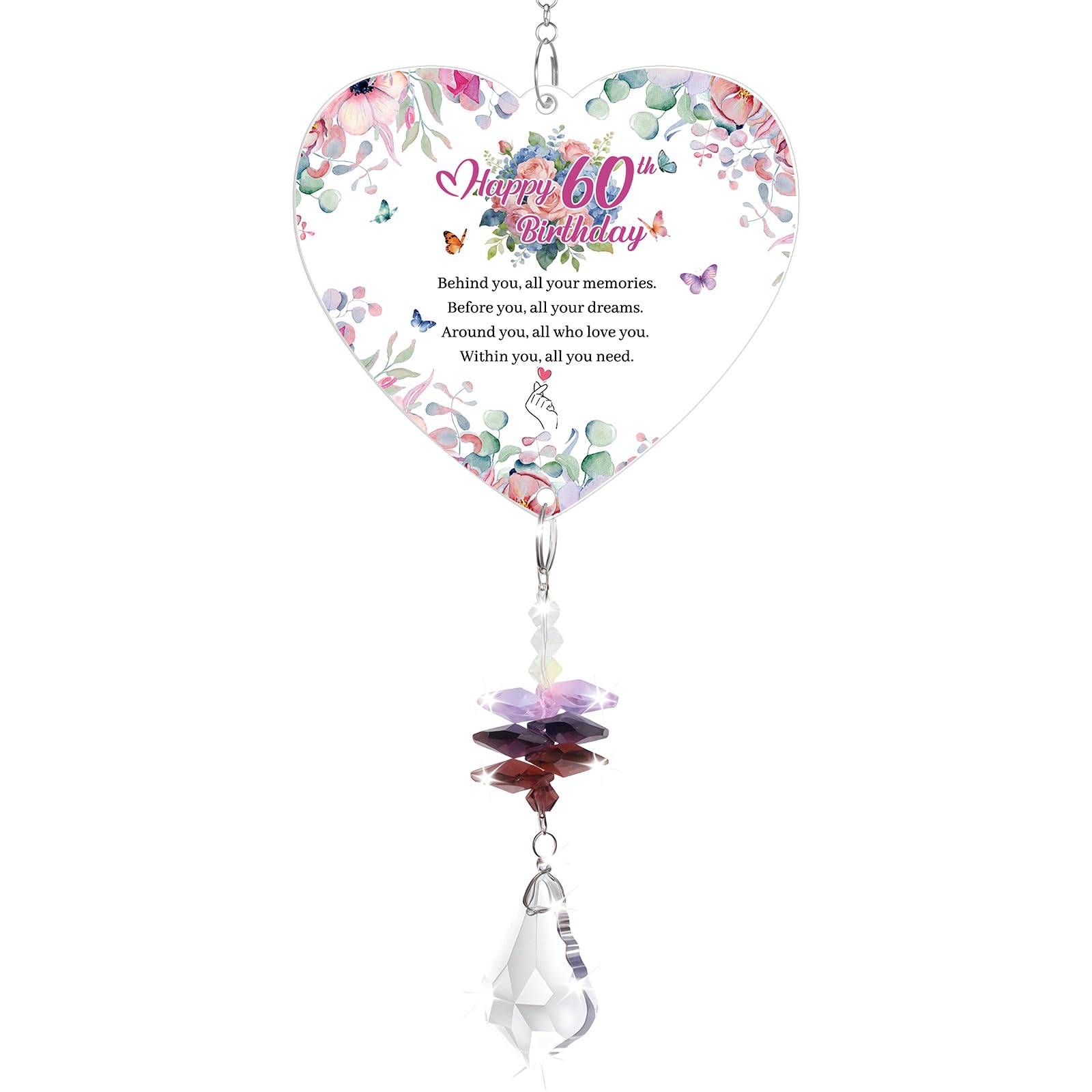 70th Birthday Gifts For Women, Crystal Suncatcher, 70th Birthday Gifts For Her, Gifts For 70 Year Old Woman, Present For Mum Auntie Grandma Wife Friends Teacher — view 11
