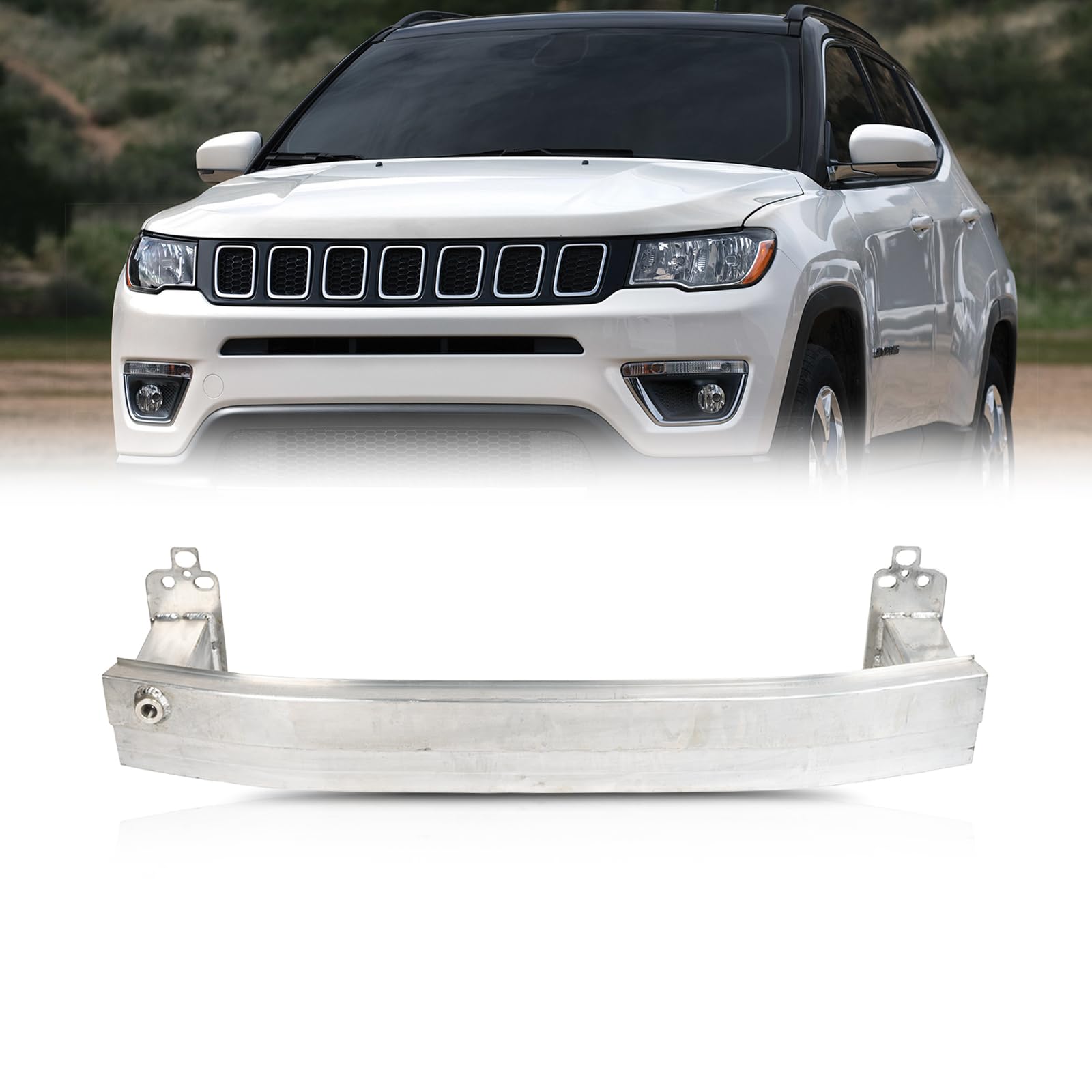 Amazon.com: Partzer Front Bumper Face Bar Reinforcement Cross