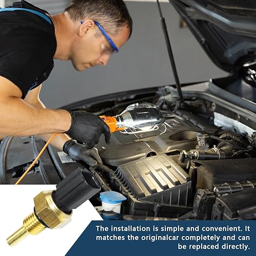 Miniatura 7 de Sensor de temperatura del refrigerante de agua del motor, 158-0811 37870-PNA-003 37870-PLC-004 Sensor de temperatura del agua compatible con Honda