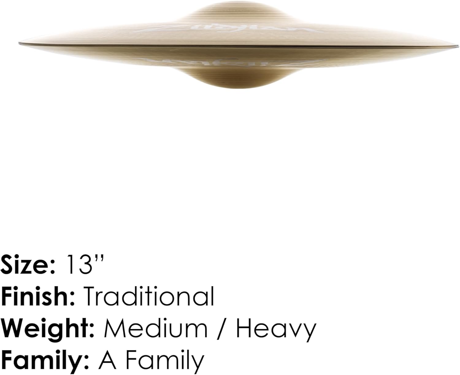 Zildjian A0130 13" A New Beat Hi-Hats Cast Cymbals