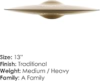 Vista 2 de Avedis Zildjian Company Serie A New Beat Platillos Hi-Hat - 13 pulgadas