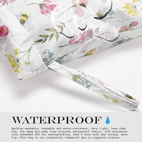 Miniatura 6 de 2 bolsas húmedas, bolsa húmeda para traje de baño, viajes, playa, piscina, pañales, ropa sucia de yoga, gimnasio, artículos de tocador, bolsa de