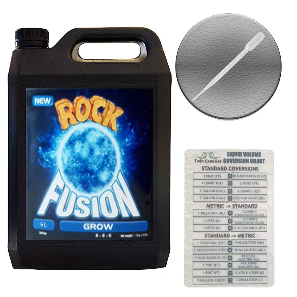 Amazon.com : Rock Nutrients GGFGN5L Fusion Grow Base Nutrient, 5 L : Patio,  Lawn & Garden