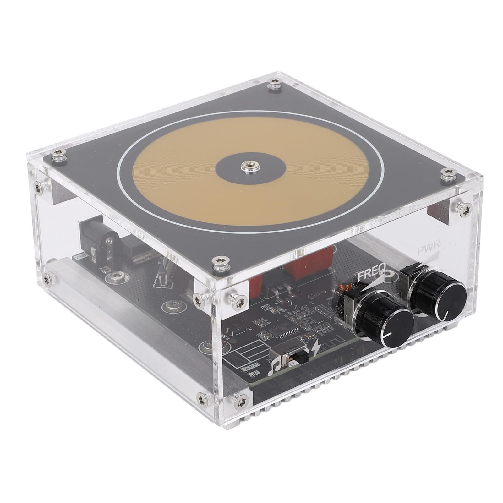 Muzyka Cewka Tesli Dotykowa Sztuczna Błyskawica łuk Muzyczny Cewka Muzyczna Zabawka na Biurko AC100~240 V, łączność Bluetooth