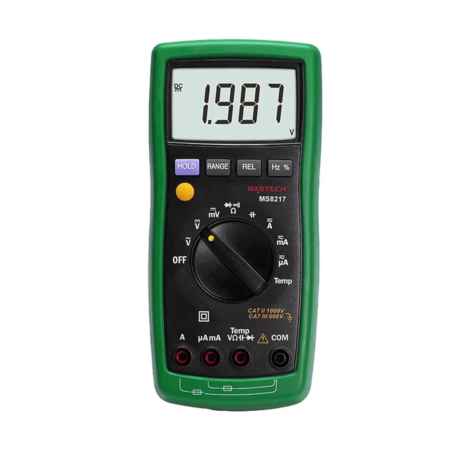 MS8217 Digital Multimeter Meter AC/DC Voltage AC/DC Current Resistance Capacitance Tester with Temperature Measurement