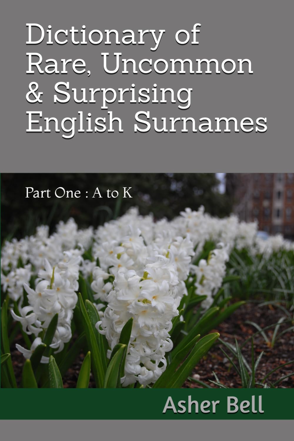 Dictionary of Rare, Uncommon & Surprising English Surnames: Part One : A to K