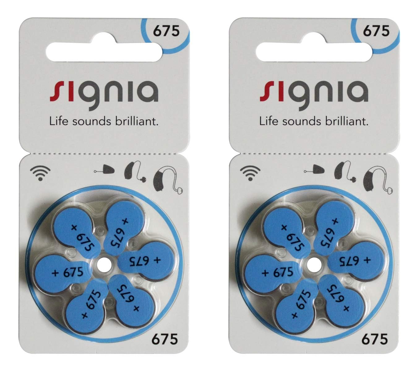 Signia Hearing Aid Batteries (Size 675, Pack of 12 Batteries)- 2 Strips [6x2]-image-14