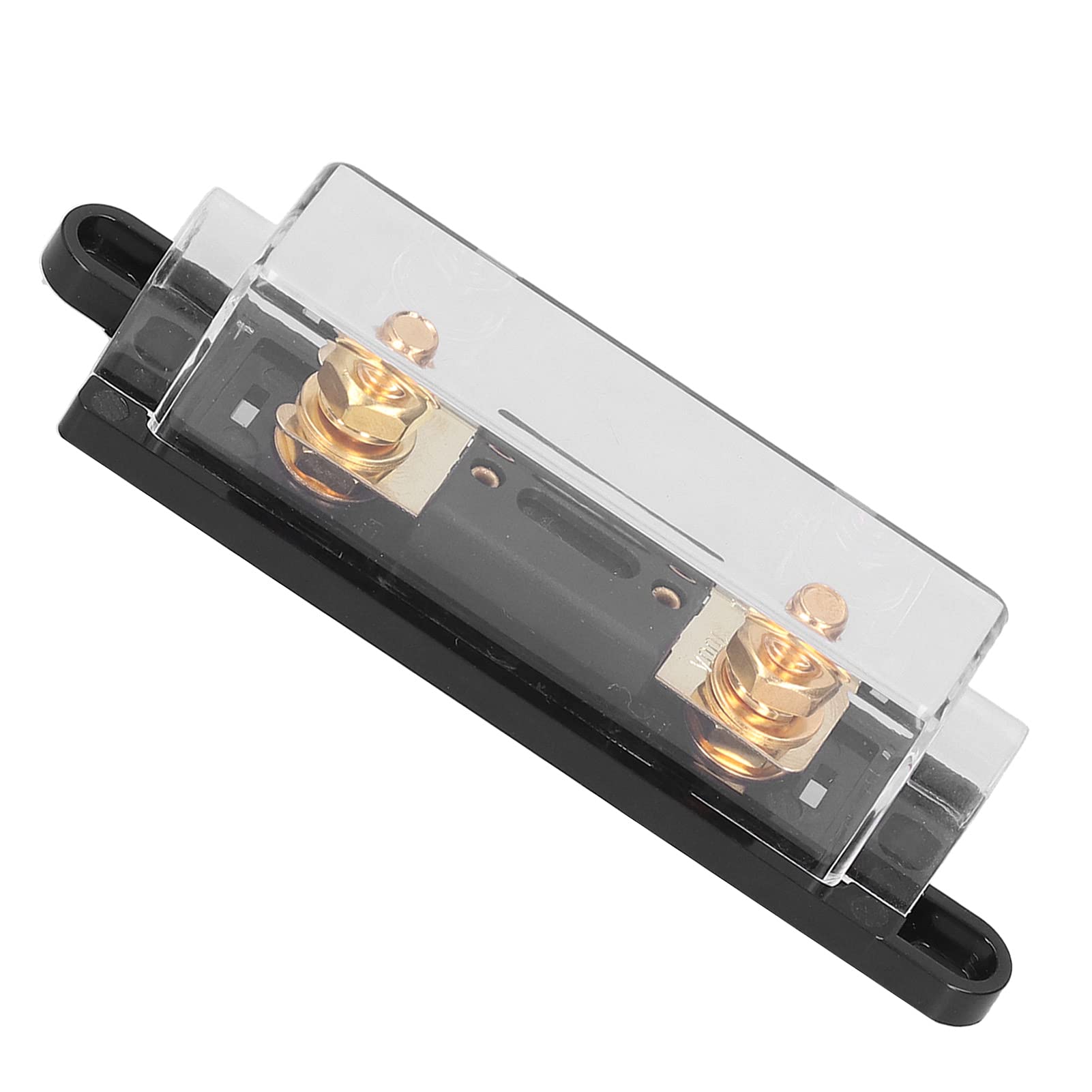 Fuse Block, Easy Installation 100A Electrical Protection AGU Fuse Holder for Car Audio Power Amplifier