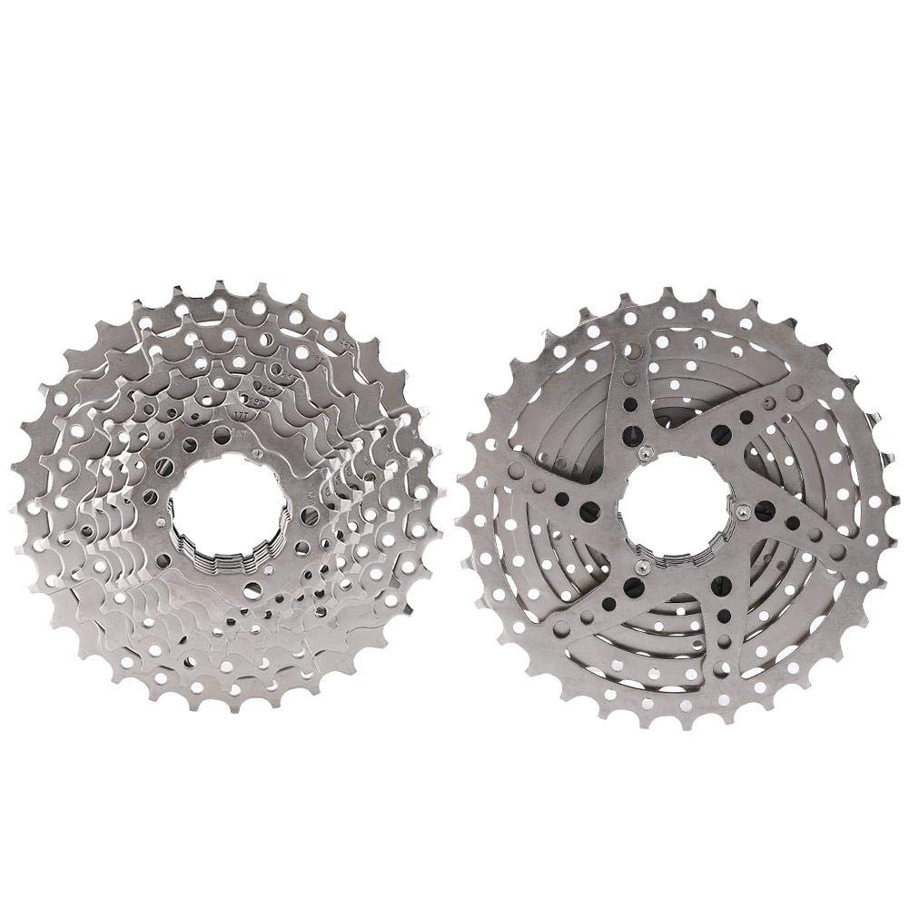 Cassetta sostituzione per mountain bike, 9/10/10/12 velocità 32/36/42/46 T Cassetta sostituzione per i da strada Cassetta ruota libera Pignone Accessori di ricambio sostituzione per iclette(9S 11-32T)