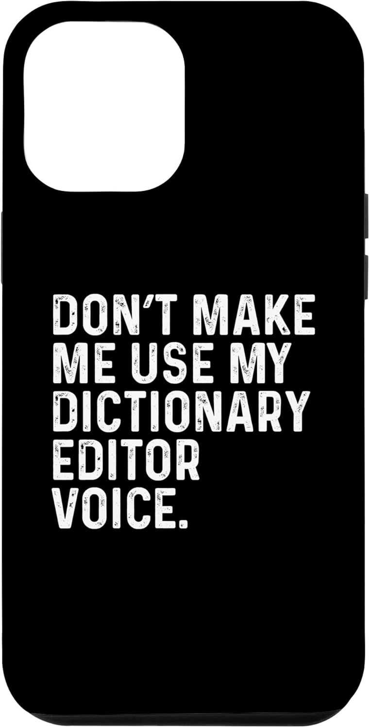 iPhone 12 Pro Max Don't Make Me Use My Dictionary Editor