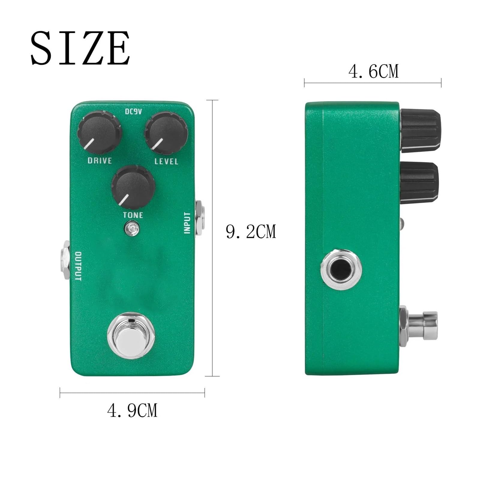Efekty Do Gitary Elektrycznej Efekt Gitarowy Retro Overdrive Z True Bypass I Pojedynczym Kanałem