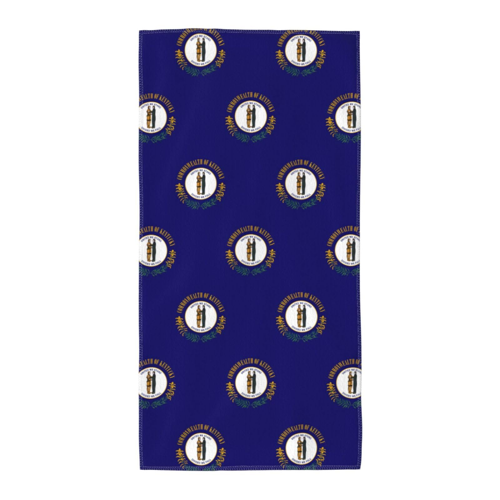 DIEzig Kentucky State Flag Fashion Printed Long Bath Towel For Pool Side Seaside Holiday