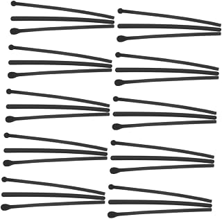 TOYANDONA 15 Pares Cubrepiernas para gafas Cojín para las piernas de las gafas montura de anteojos de repuesto templo de reemplazo de anteojos patillas para anteojos gel de sílice Negro