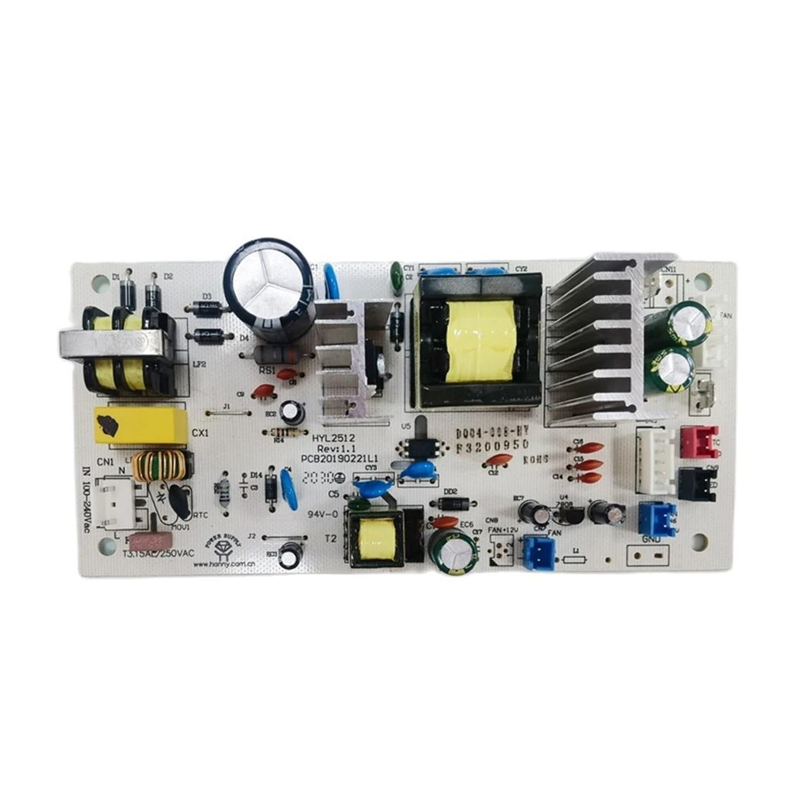 Carte mère d'alimentation DQ04-008 pour réfrigérateur et cave à vin 100-240V