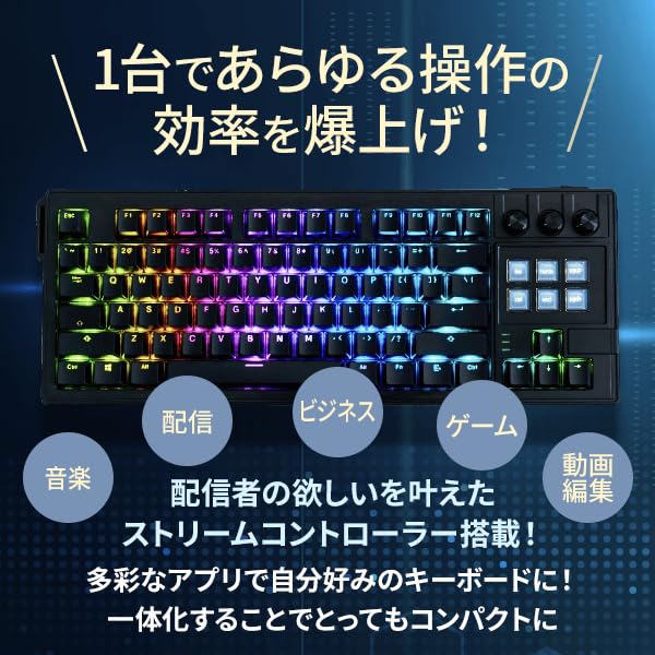 Amazon | K1 PRO キーボード 赤軸 有線 キングジム ゲーミング