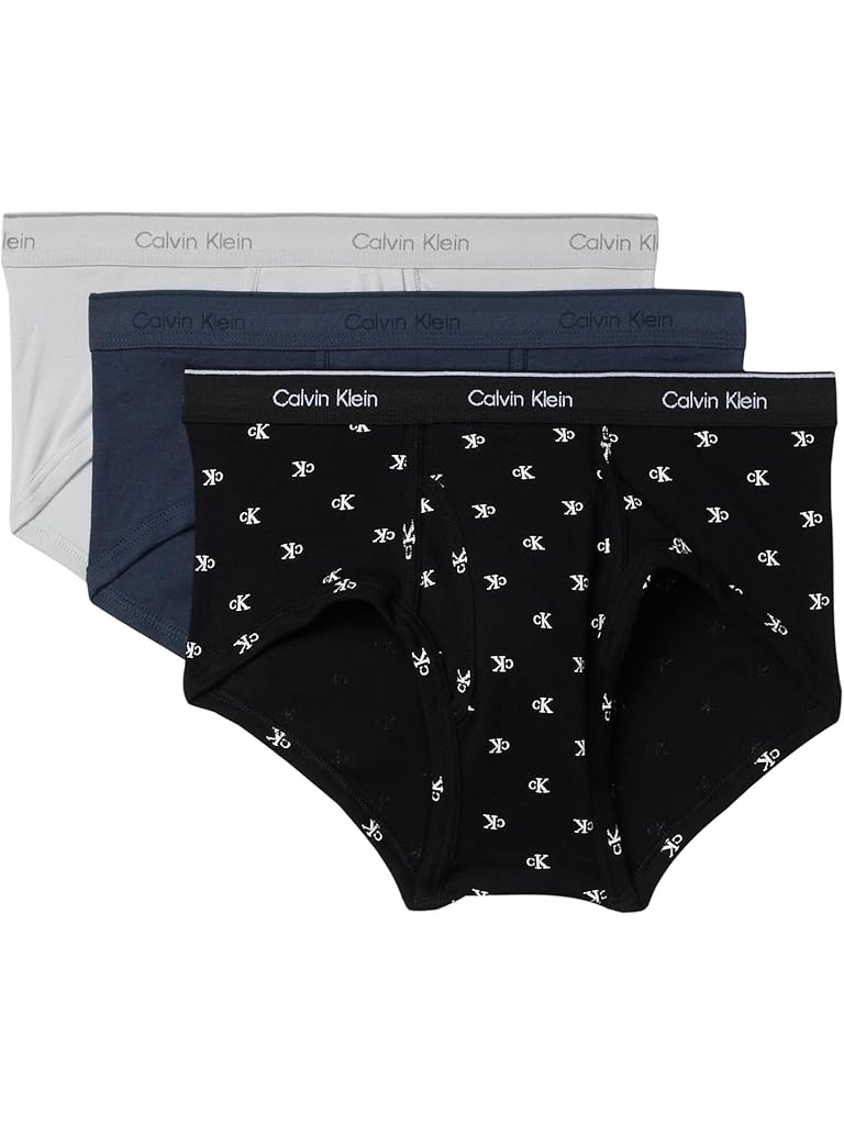Navy Calvin Klein Cotton Classics 3-Pack Brief