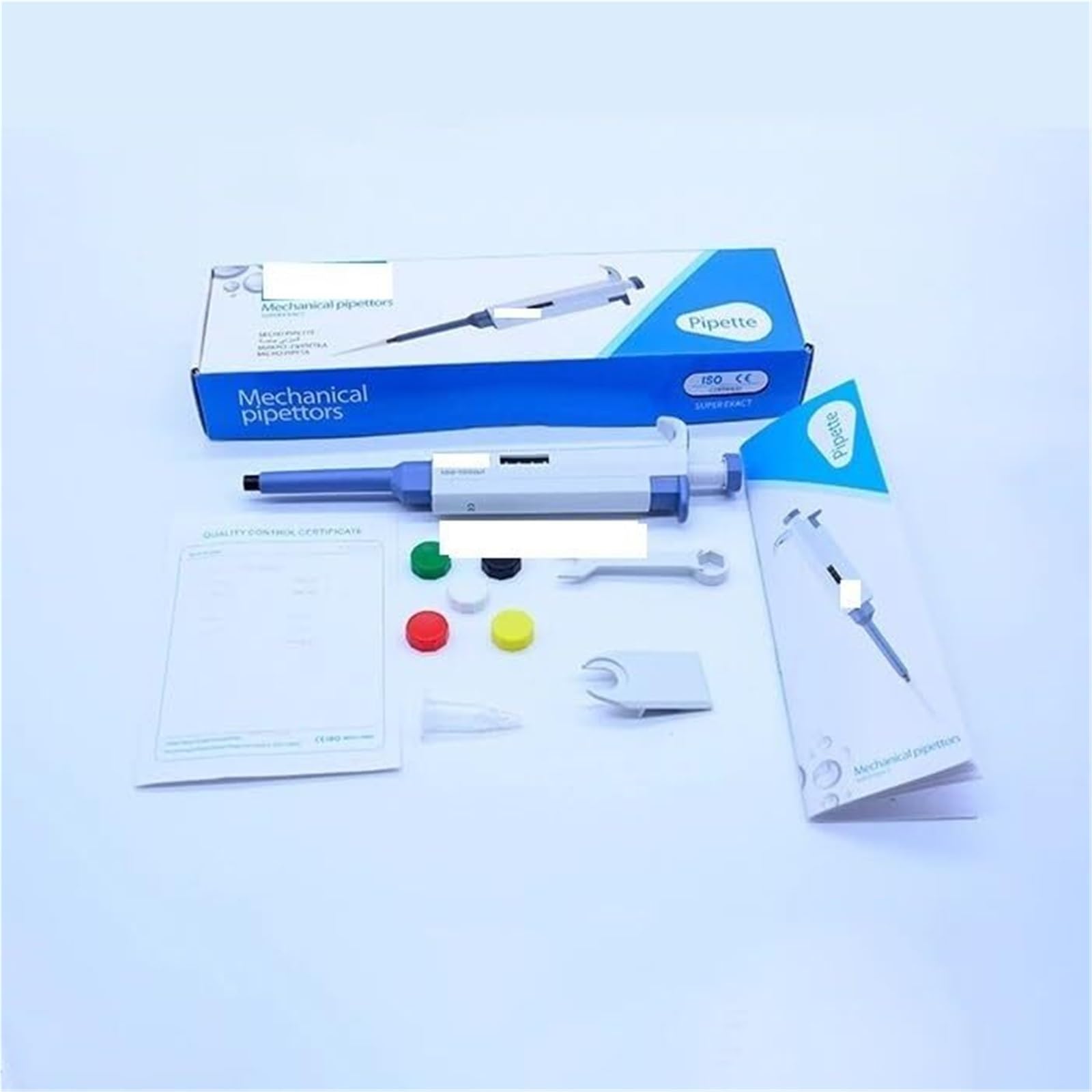 Elektronische Pipette, Pipette, 1–10 Ml, Digital Verstellbare Mikropipetten-Pipettierpistole Mit 10 Ml-Spitze,Tragbares Pipettengerät