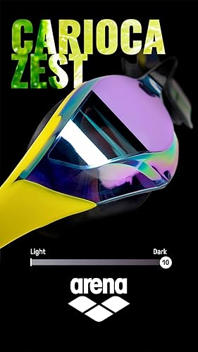 Miniatura 3 de ARENA Gafas de natación unisex Cobra Edge Swipe antivaho Racing para hombres y mujeres de policarbonato espejolente sin espejo