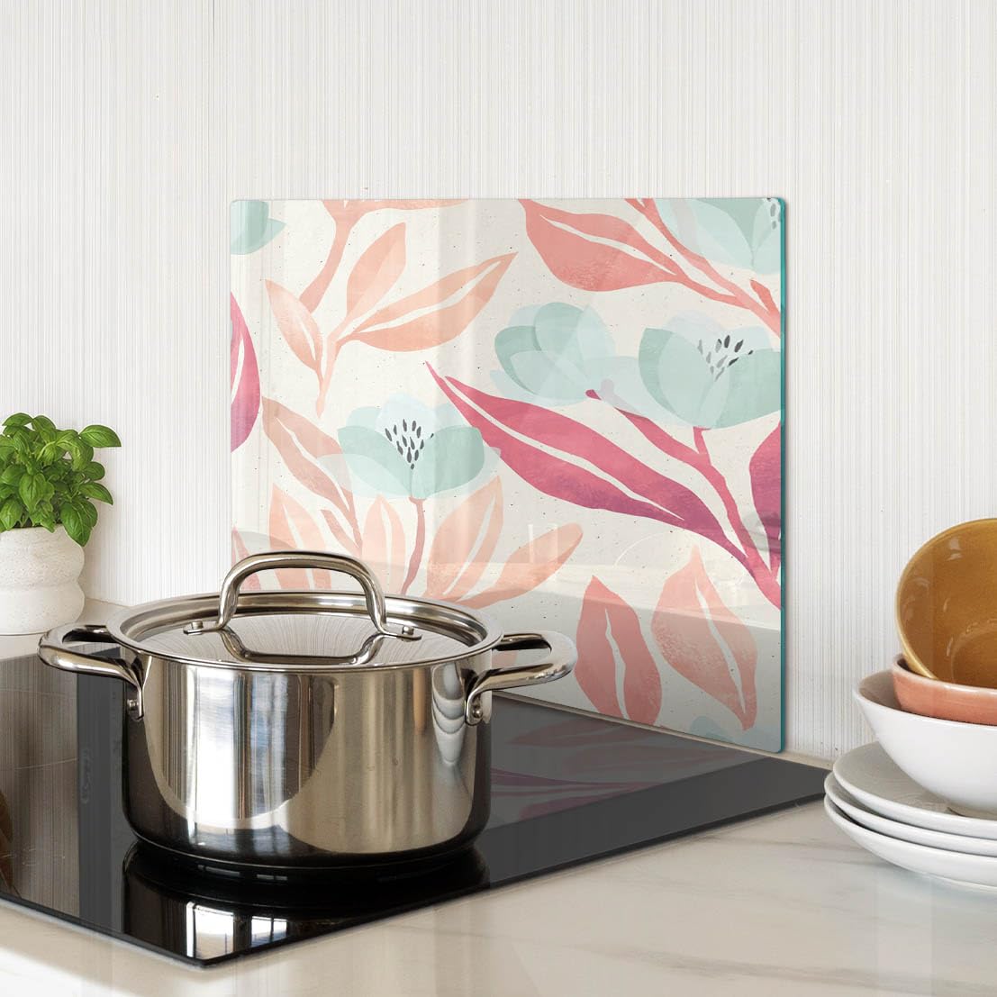 Accessorio da cucina: Coperchio in vetro e tagliere 40x30 cm Mobili