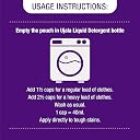 Ujala Front Load Liquid Detergent 2 Litre With Power of Instant Dirt Dissolution | Front Load Liquid Detergent for Superior Color Care | Laundry Liquid Detergent With Long-Lasting Refreshing Fragrance gallery image