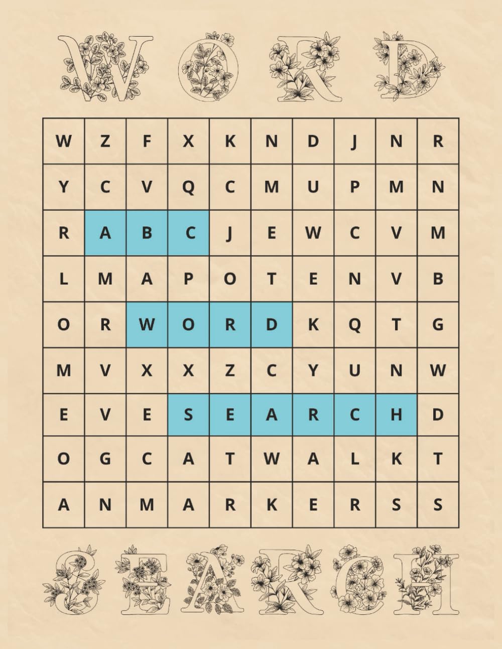 ABC Word Search