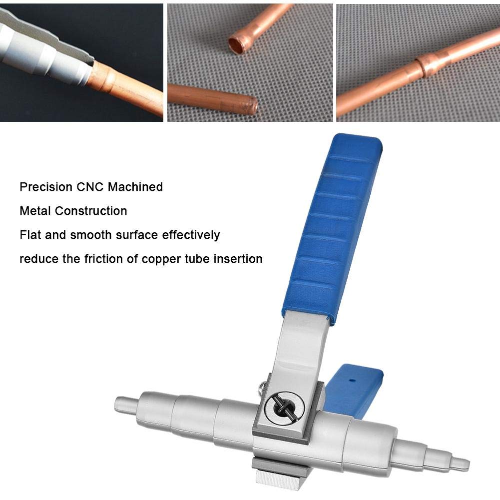 1/4~7/8 pollici Espansore per tubi in rame, 6~22mm Espansore manuale per tubi in rame con strumento di sbavatura del tubo Strumento di installazione del condizionatore d'aria