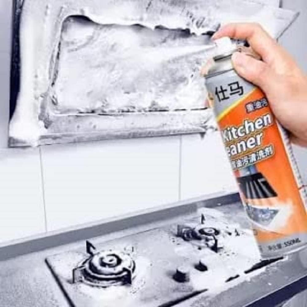 R RICH OLIVE Kitchen Cleaner Spray Multipurpose Bubble Foam Cleaner Oil & Grease Stain Remover Chimney Cleaner Spray Bubble Cleaner All Purpose Foam Degreaser Spray for Kitchen (500ml) (B0D5CZWZBM) Amazon Price History, Amazon Price Tracker