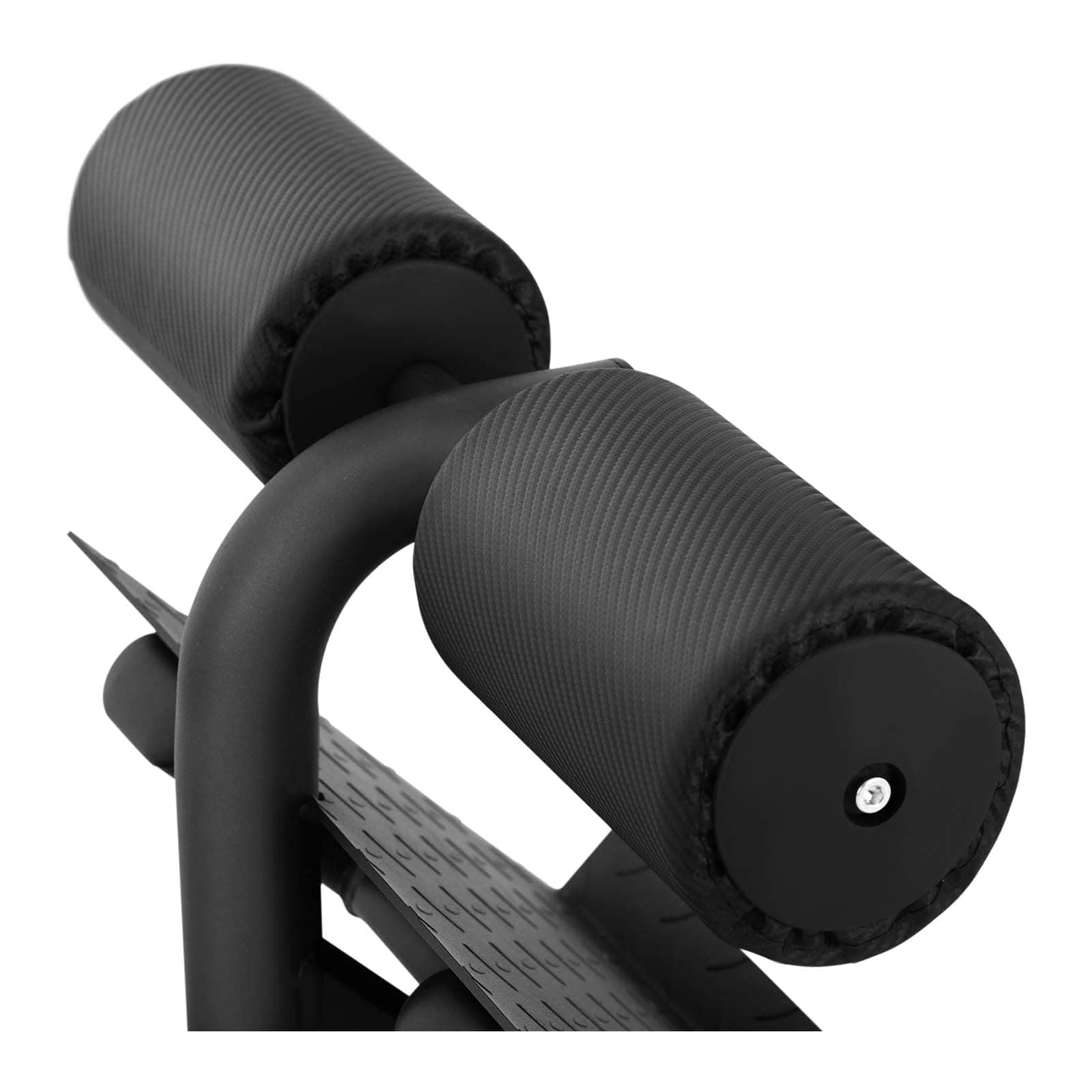 Gymrex - Panca per Schiena e Addome Multifunzione GR-BE 150 (Fino a 135 kg, per Addome, Schiena e Glutei, Maniglie stabili per Fondi)