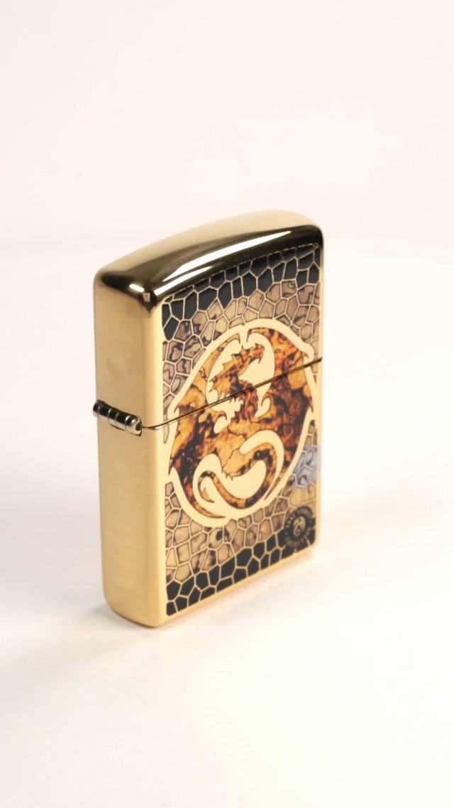 Encendedor Zippo Anne Stokes Dragon Brass 77583 miniatura 4