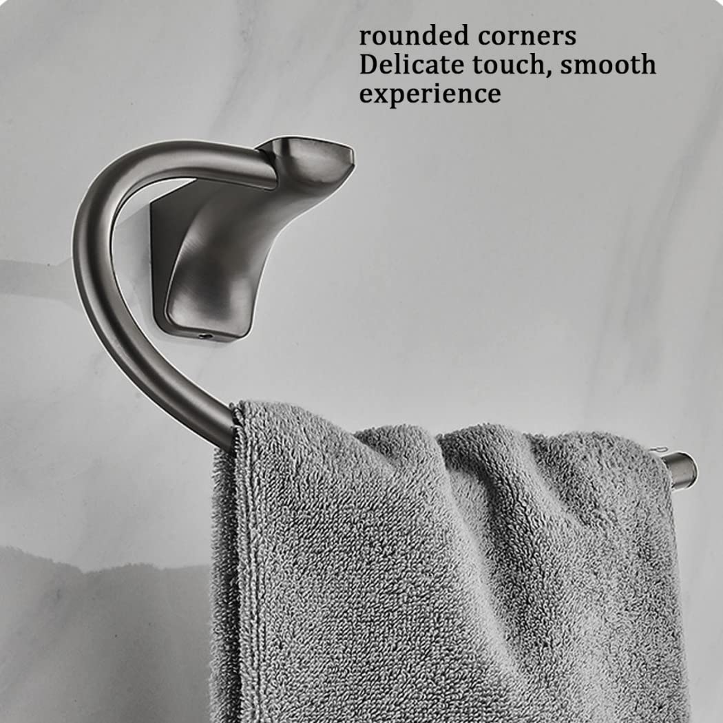 Toallero, Toallero de baño, Montaje en Pared, Toallero Colgante, Toallero de Mano for Cocina, Soporte de Pared de Acero Inoxidable, Lado Derecho (Size : Left Side)