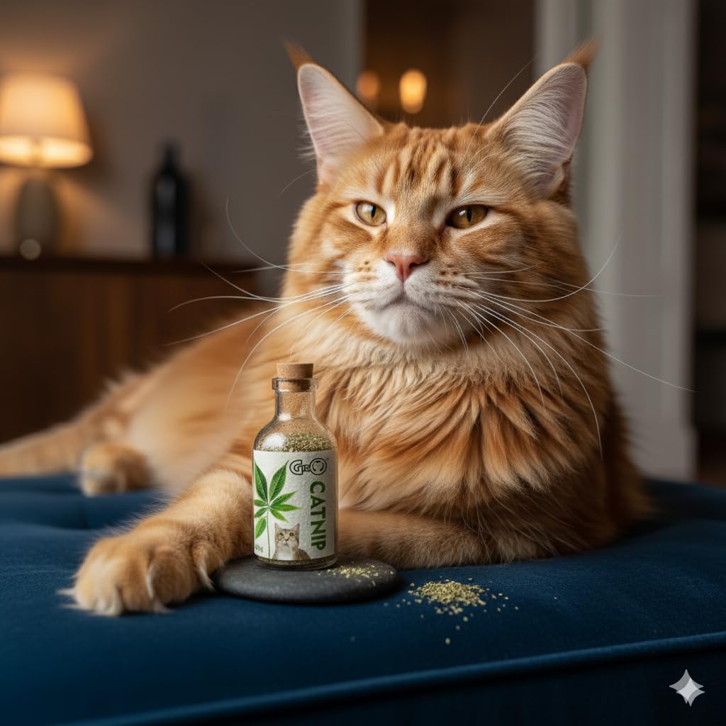 Gigo Catnip Value Pack (4 Bottles) – Premium Potent Catnip for Play Stimulation & Stress Relief | Multi-Cat Home Saver Pack 2