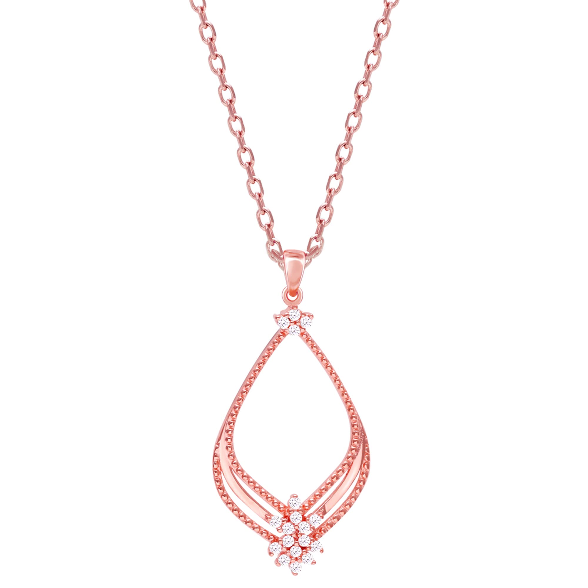 GIVA 925 Silver Rose Gold Princess Pendant With Link Chain | Gifts for Girlfriend,Pendant to Gift Women & Girls | With Certificate of Authenticity and 925 Stamp | 6 Months Warranty* (B0C316G3BM) Amazon Price History, Amazon Price Tracker