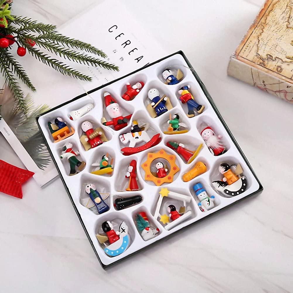 ★SALE【A】アンティークミニチュアオーナメント箱入り45個セット！ マーブルチョコ - ミニチュア季節用品