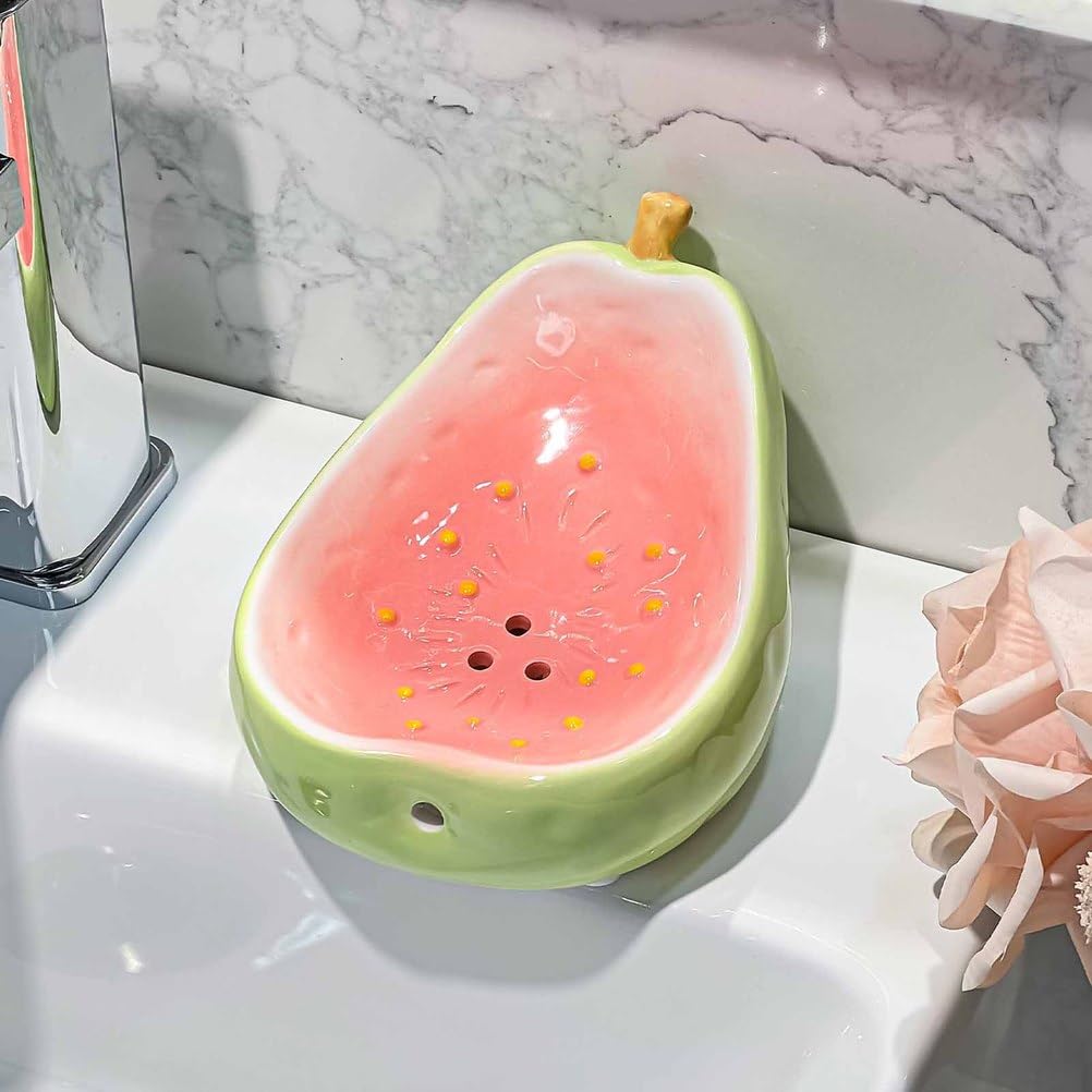 Portasapone multifunzionale per la casa, dispenser di sapone in ceramica, portaoggetti salvaspazio da doccia per uso domestico e portasapone
